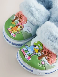 Pantoffels|Pantoffels|Next Blauw - Bluey Cosy Lined Slipper Clogs