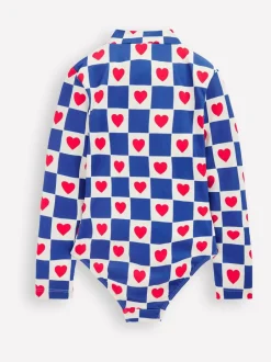 Badkleding|Badkleding|Boden - badpak met lange mouwen Blauw