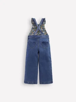Tuinbroeken*Boden - Frill Dungarees Blauw