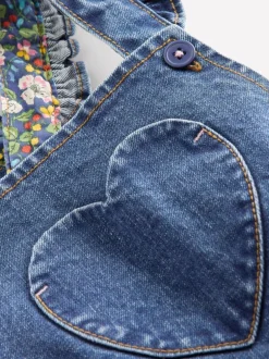 Tuinbroeken*Boden - Frill Dungarees Blauw