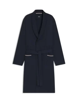 Kamerjassen En Badjassen|BOSS - Towelling Robe Blauw