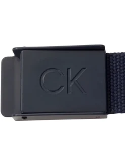 Riemen En Bretels*Calvin Klein Golf - Monogram Buckle Belt Blauw