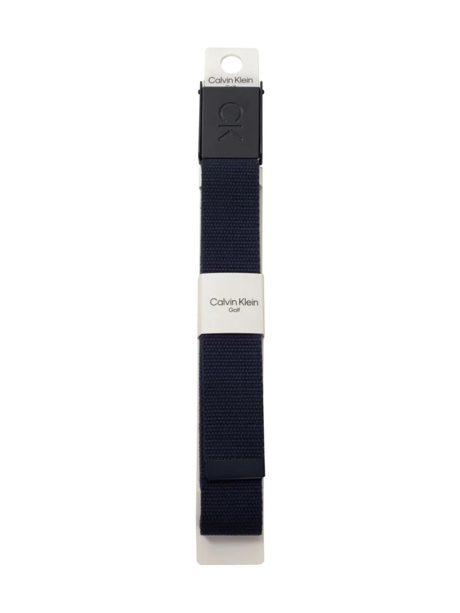 Riemen En Bretels*Calvin Klein Golf - Monogram Buckle Belt Blauw