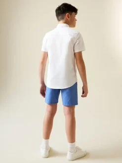 Shorts*Next Blauw - Chinoshort (3-16 jr)
