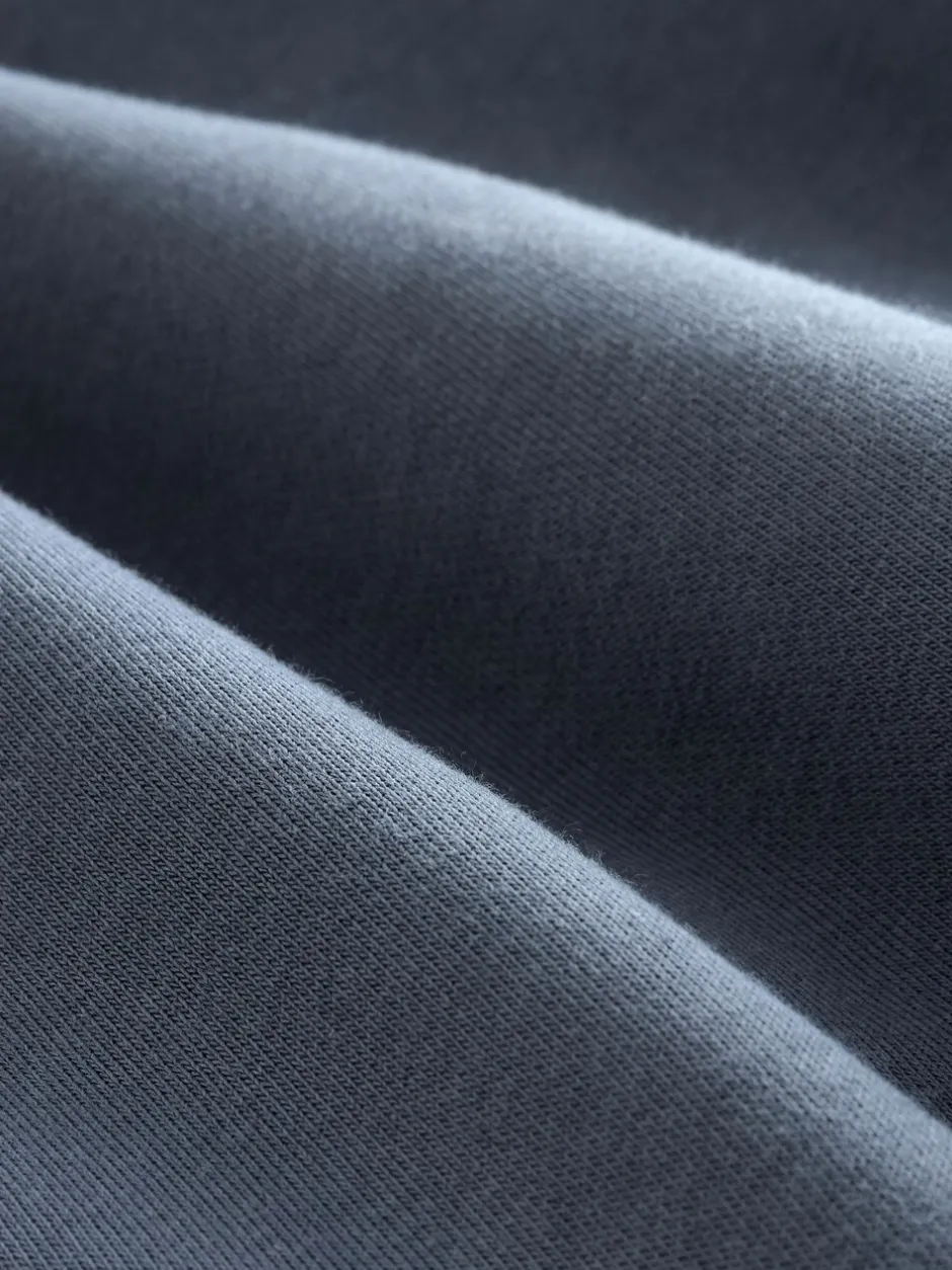 Sweaters En Hoody´S|Sweaters En Hoody´S*Next - Cotton Rich Jersey Full Zip Funnel Neck Sweatshirt Blauw