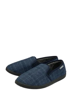 Pantoffels*Dunlop - pantoffels met twee inzetstukken voor heren Blauw