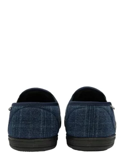 Pantoffels*Dunlop - pantoffels met twee inzetstukken voor heren Blauw