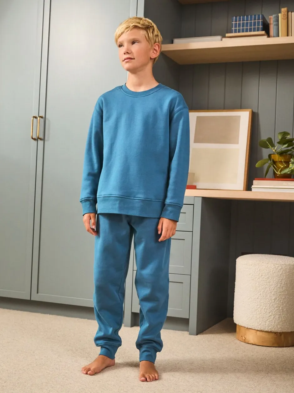 Nachtkleding En Pyjama's|Pyjama's*Next Blauw - Enkele behaaglijke fleece pyjama (3 - 16 jr)