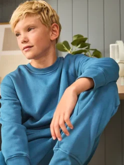 Nachtkleding En Pyjama's|Pyjama's*Next Blauw - Enkele behaaglijke fleece pyjama (3 - 16 jr)