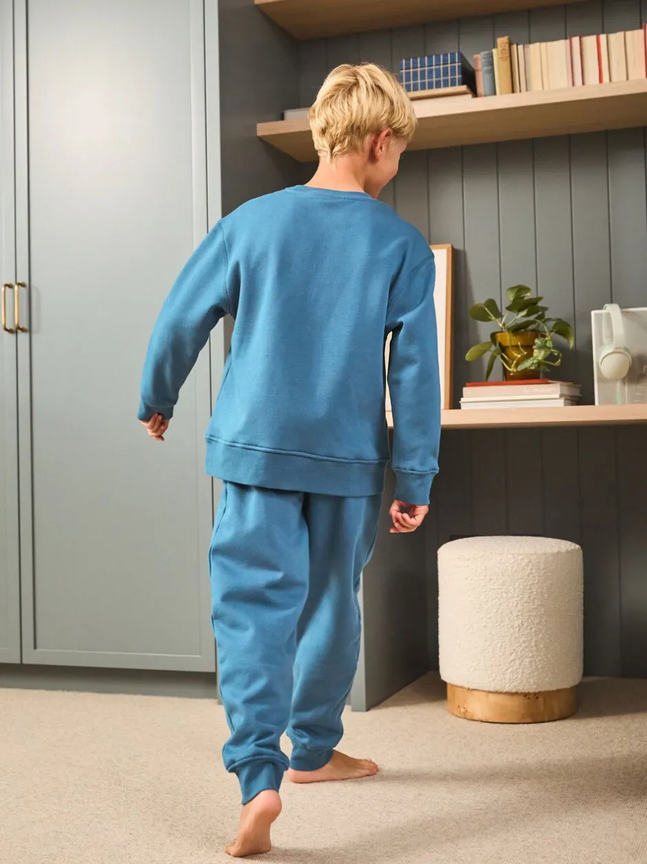 Nachtkleding En Pyjama's|Pyjama's*Next Blauw - Enkele behaaglijke fleece pyjama (3 - 16 jr)