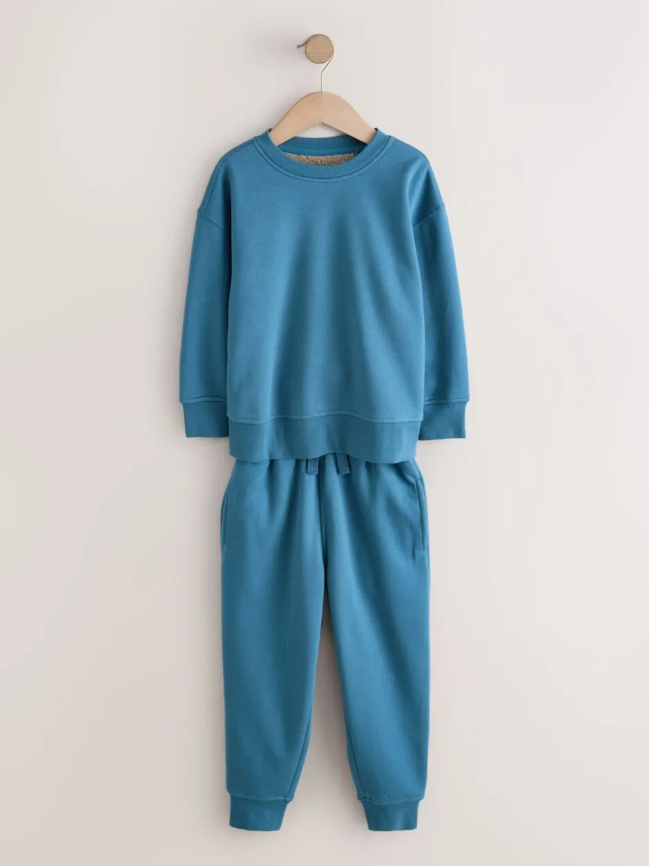 Nachtkleding En Pyjama's|Pyjama's*Next Blauw - Enkele behaaglijke fleece pyjama (3 - 16 jr)