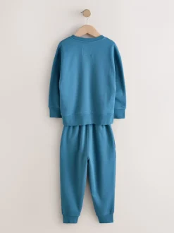 Nachtkleding En Pyjama's|Pyjama's*Next Blauw - Enkele behaaglijke fleece pyjama (3 - 16 jr)