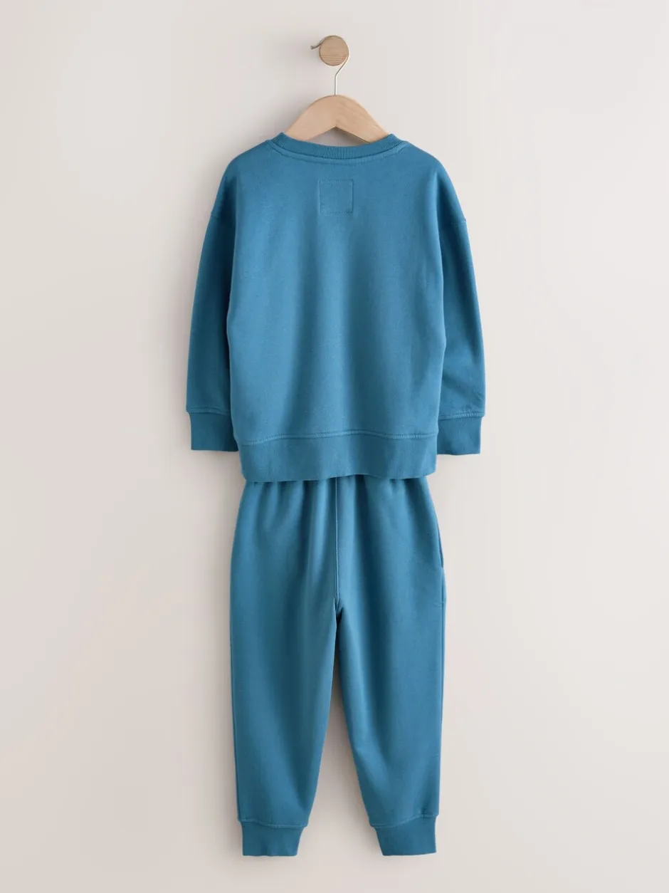 Nachtkleding En Pyjama's|Pyjama's*Next Blauw - Enkele behaaglijke fleece pyjama (3 - 16 jr)