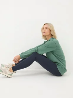 Leggings En Joggingbroeken|Fat Face - FatFace Full Length Leggings Blauw