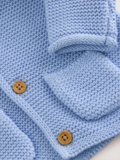 Truien En Breisels*Next Blauw - Gebreid babyvest (0 mnd- 2 jr)
