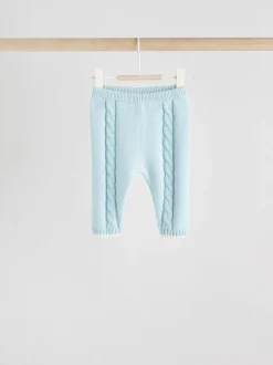 Truien En Breisels|Sets En Outfits|Next - Gebreide trui en leggings babyset (0mnd-3jr) Blauw