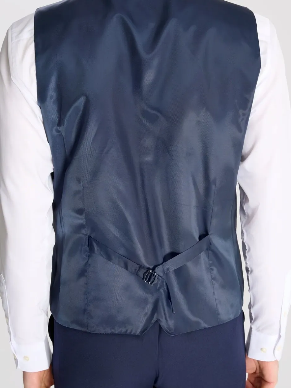 Vesten*Harry Brown - Raffi Slim Fit Suit Waistcoat Blauw