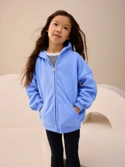 Sweaters En Hoody´S|Next Blauw - Hoodie met doorlopende rits (3-16 jr)