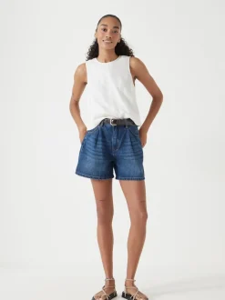 Shorts*Hush - Larissa Denim Shorts Blauw