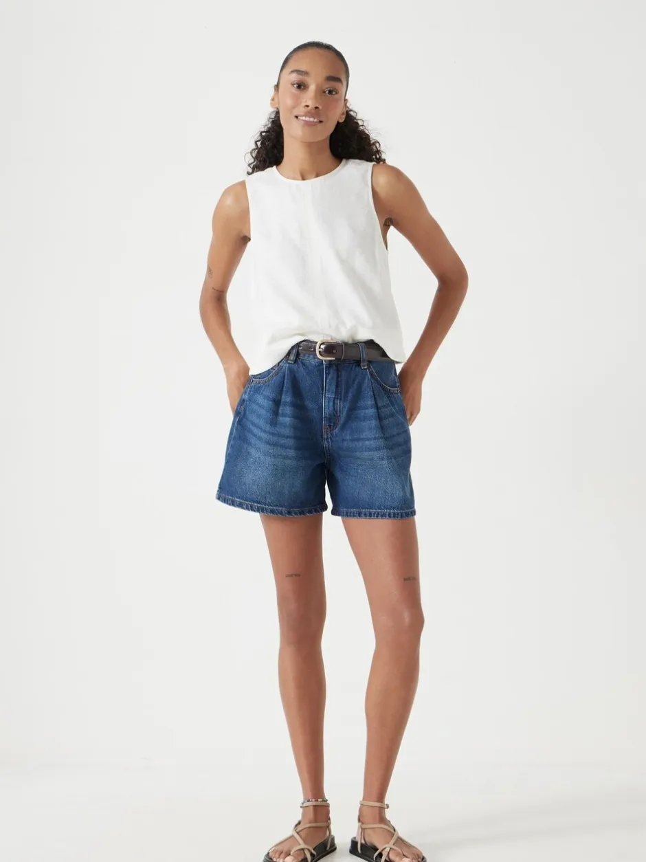 Shorts*Hush - Larissa Denim Shorts Blauw