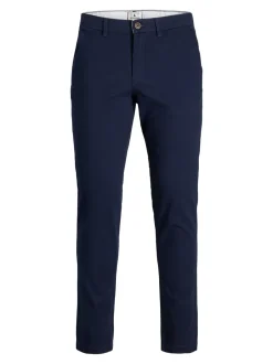 Broeken En Chino's|JACK & JONES - slim-fit chino Blauw