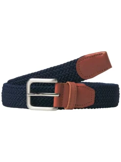 Riemen En Bretels|JACK & JONES - Woven Belt Blauw