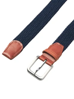 Riemen En Bretels|JACK & JONES - Woven Belt Blauw