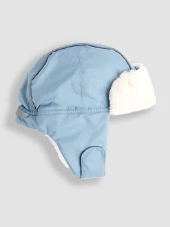 Mutsen, Handschoenen En Sjaals|Jojo Maman Bébé - Trapper Hat Blauw