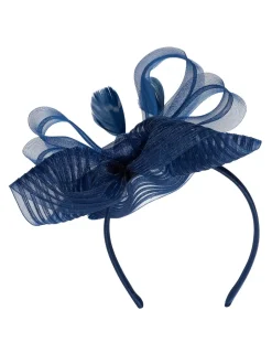 Haaraccessoires|Jon Richard - fascinatorhoedje Blauw