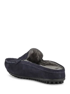 Pantoffels*Jones Bootmaker - Zap Leather Mule Slippers Blauw
