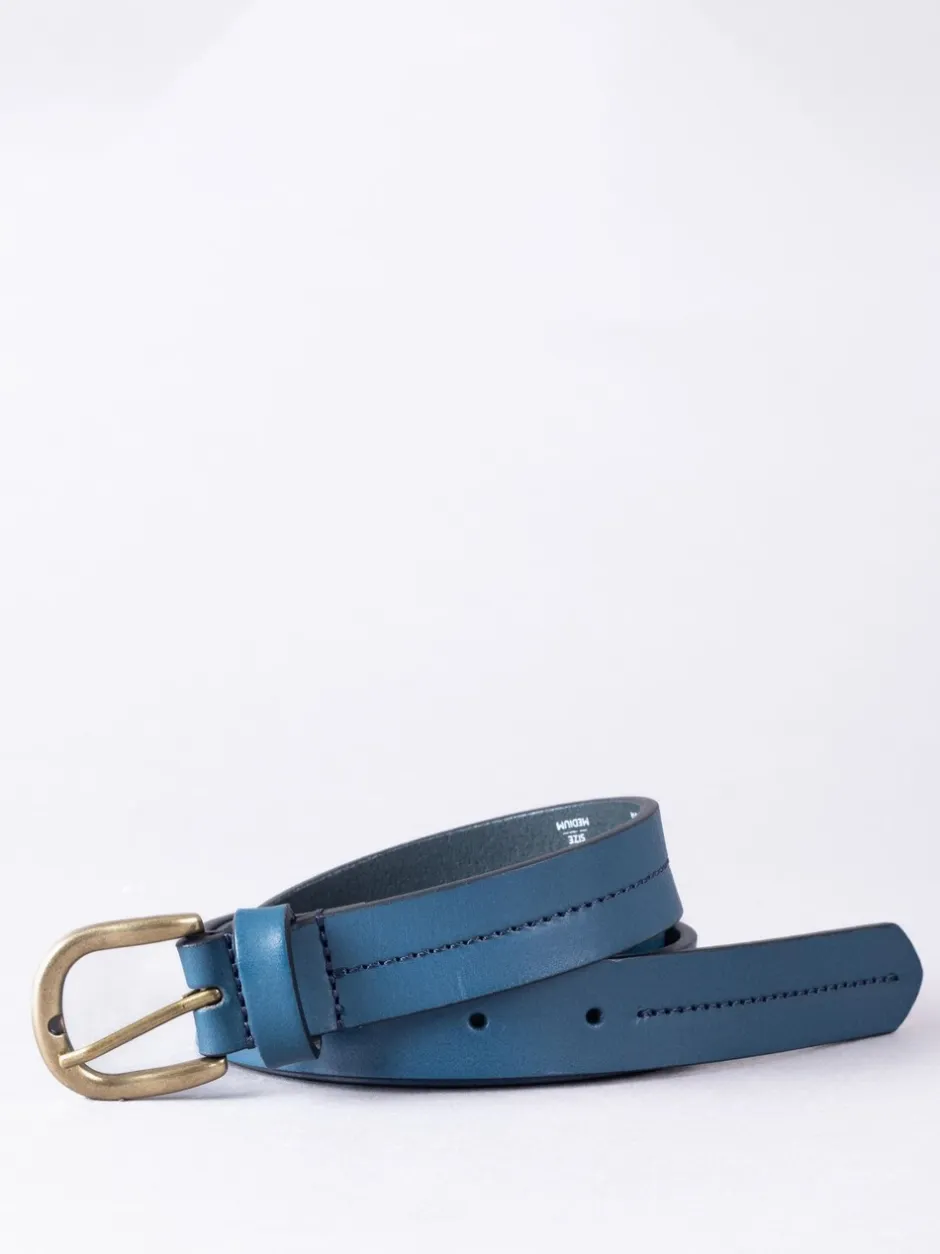 Ceintuurs|Lakeland Leather Blauw - - Kendal - Leren riem