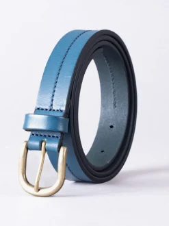 Ceintuurs|Lakeland Leather Blauw - - Kendal - Leren riem