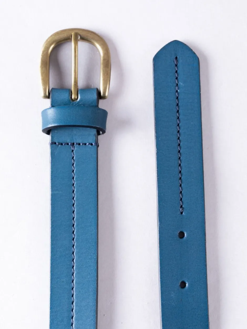 Ceintuurs|Lakeland Leather Blauw - - Kendal - Leren riem