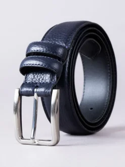 Riemen En Bretels|Lakeland Leather - Storrs Belt Blauw