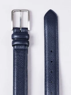 Riemen En Bretels|Lakeland Leather - Storrs Belt Blauw