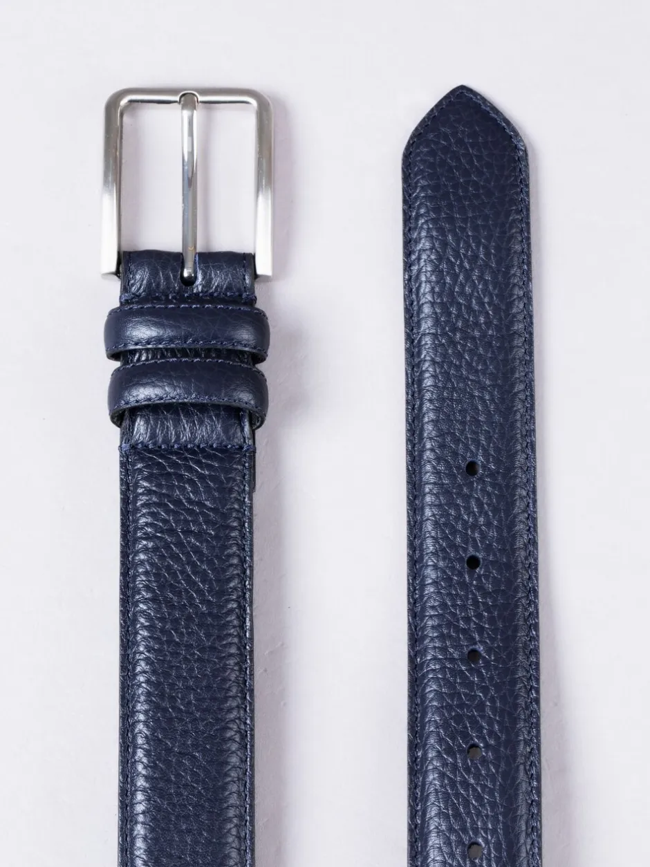 Riemen En Bretels|Lakeland Leather - Storrs Belt Blauw