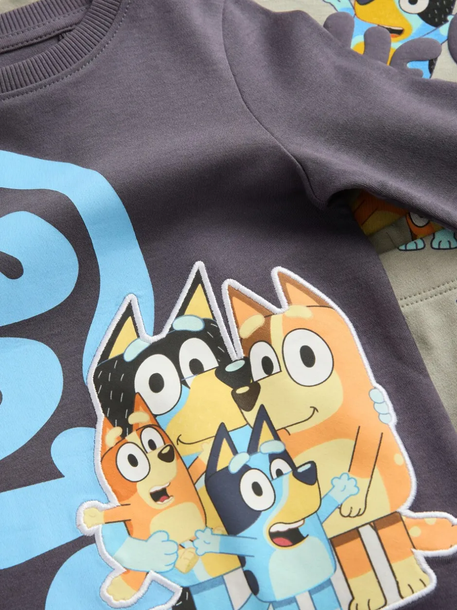 Pyjama's*Next Blauw - License Bluey Snuggle Pyjamas 2 Pack (12mths-8yrs)
