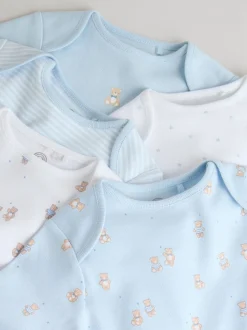 Rompertjes En Hemdjes|Rompertjes En Hemdjes*Next Blauw - Long Sleeved Baby Bear Bodysuit