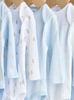 Rompertjes En Hemdjes|Rompertjes En Hemdjes*Next Blauw - Long Sleeved Baby Bear Bodysuit