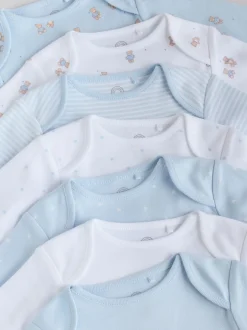 Rompertjes En Hemdjes|Rompertjes En Hemdjes|Next Blauw - Long Sleeved Baby Bear Bodysuit