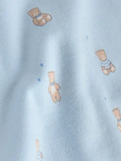 Rompertjes En Hemdjes|Rompertjes En Hemdjes|Next Blauw - Long Sleeved Baby Bear Bodysuit