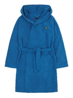 Kamerjassen*Lyle & Scott - Boys Bucke Bathrobe Blauw