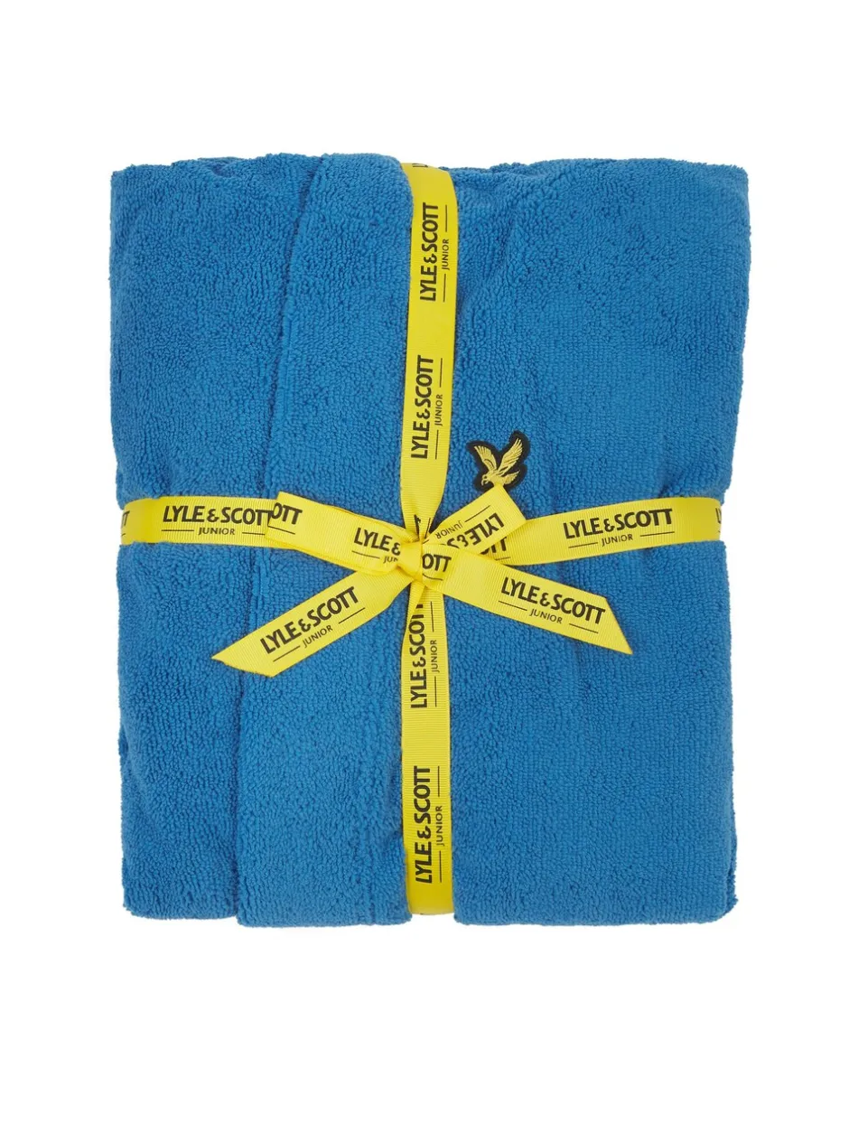 Kamerjassen*Lyle & Scott - Boys Bucke Bathrobe Blauw