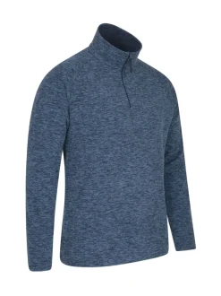 Jassen En Jacks|Sweaters En Hoody´S|Mountain Warehouse Blauw - microfleece snowdon voor heren