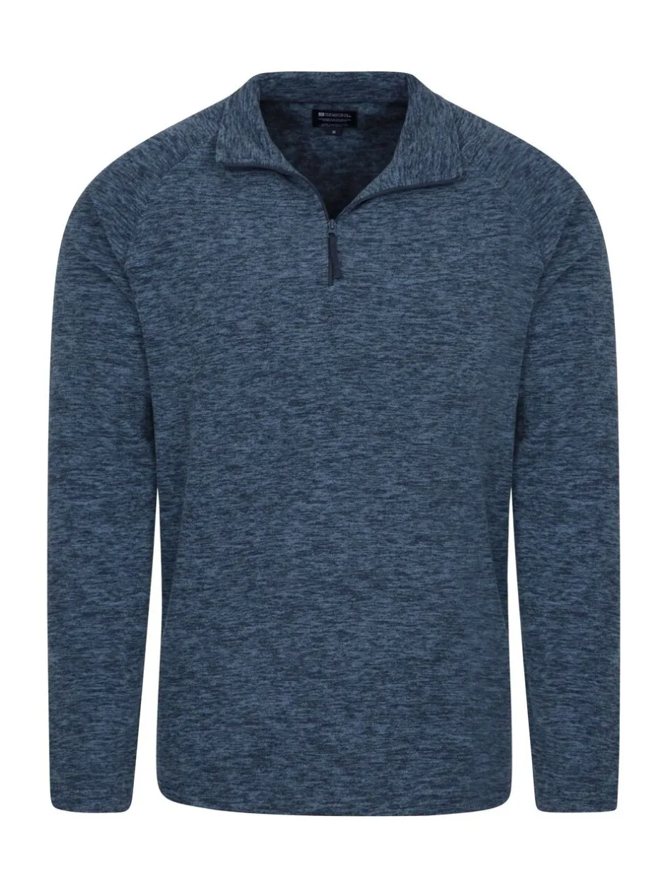 Jassen En Jacks|Sweaters En Hoody´S|Mountain Warehouse Blauw - microfleece snowdon voor heren