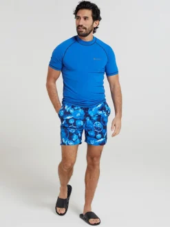 Badkleding|Mountain Warehouse - - UV surfhemd voor heren Blauw