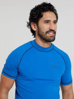 Badkleding|Mountain Warehouse - - UV surfhemd voor heren Blauw