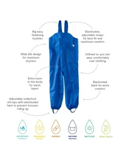 Tuinbroeken|Jumpsuits En Playsuits|Muddy Puddles - Originals - Waterdichte tuinbroek Blauw