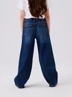 Jeans*Name It Blauw - jeans met wijde pijpen