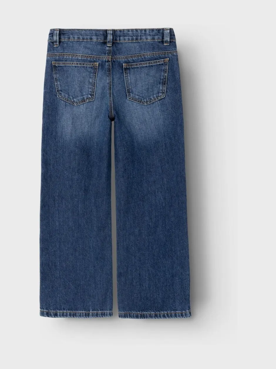 Jeans*Name It Blauw - jeans met wijde pijpen